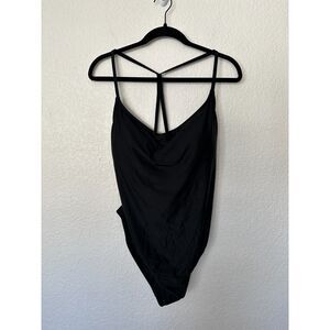 J. Crew NWT Black Womens Size 18 One Piece Swimsuit